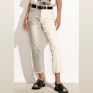 Böhme Flying Monkey Sora Straight Denim in Grey - Size 26. Worn once!